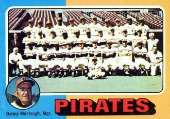 1975 Topps - Team Checklists Gray Back #304 Pittsburgh Pirates / Danny Murtaugh Front
