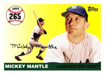 2007 Topps - Mickey Mantle Home Run History #MHR265 Mickey Mantle Front