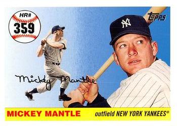2007 Topps - Mickey Mantle Home Run History #MHR359 Mickey Mantle Front