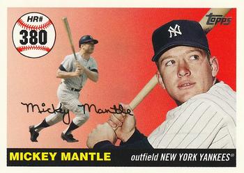 2007 Topps - Mickey Mantle Home Run History #MHR380 Mickey Mantle Front