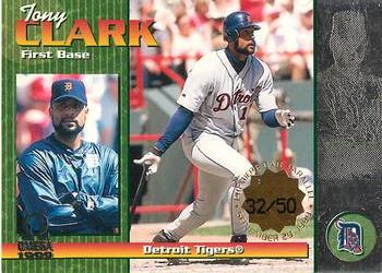 1999 Pacific Omega - Premiere Date #87 Tony Clark  Front
