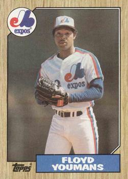 1987 Topps #105 Floyd Youmans Front
