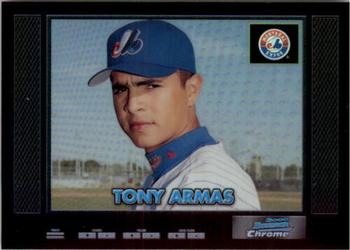 2000 Bowman Chrome - Retro/Future Refractors #222 Tony Armas Jr.  Front