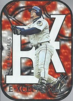2000 Fleer E-X - E-Xceptional Red #11 XC Jeff Bagwell  Front
