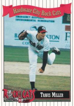 1995 Multi-Ad Hardware City Rock Cats #14 Travis Miller Front