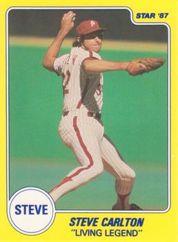 1987 Star Steve Carlton #1 Steve Carlton Front