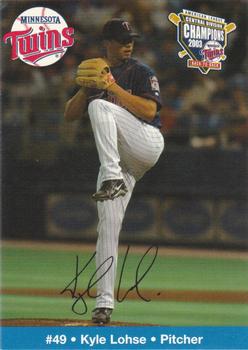 2004 Minnesota Twins Police #8 Kyle Lohse Front