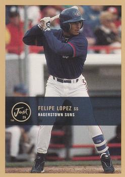 2000 Just - Gold #155 Felipe Lopez  Front