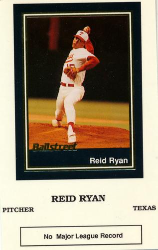 1991 Ballstreet - Oversized #32 Reid Ryan Front