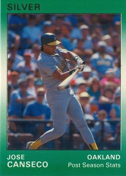 1991 Star Silver #112 Jose Canseco Front