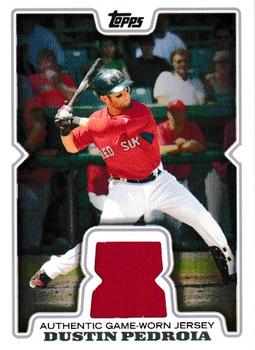 2008 Topps Updates & Highlights - Relics #RR-DP Dustin Pedroia Front