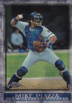 1998 Topps Chrome #100 Mike Piazza Front