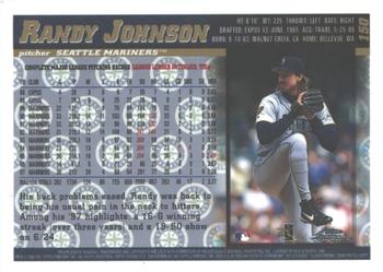 1998 Topps Chrome #150 Randy Johnson Back