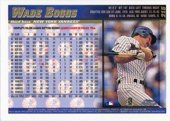 1998 Topps Chrome #215 Wade Boggs Back
