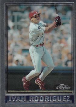 1998 Topps Chrome #292 Ivan Rodriguez Front