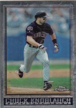 1998 Topps Chrome #309 Chuck Knoblauch Front
