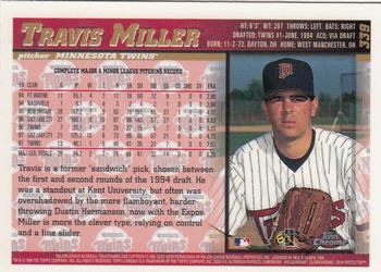 1998 Topps Chrome #339 Travis Miller Back
