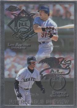 1998 Topps Chrome #479 Mike Piazza / Ken Griffey Jr. Front