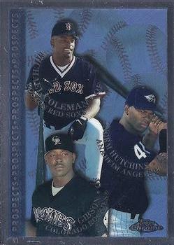 1998 Topps Chrome #484 Derrick Gibson / Michael Coleman / Norm Hutchins Front