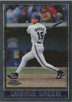 1998 Topps Chrome #76 Shawn Green Front
