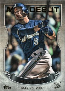 2016 Topps - MLB Debut Gold (Series 1) #MLBD-2 Ryan Braun Front