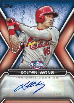 2016 Topps Opening Day - Opening Day Autographs #ODA-KW Kolten Wong Front