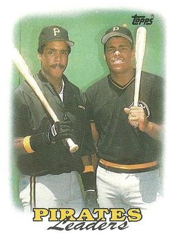 1988 Topps #231 Pirates Leaders Front