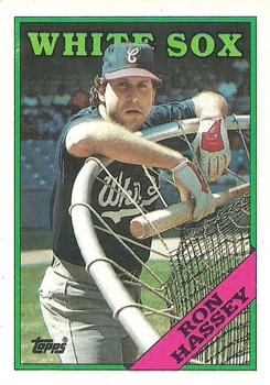 1988 Topps #458 Ron Hassey Front