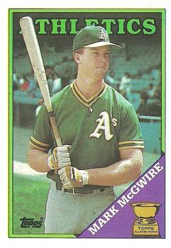 1988 Topps #580 Mark McGwire Front
