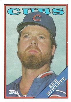 1988 Topps #740 Rick Sutcliffe Front
