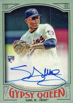 2016 Topps Gypsy Queen - Autographs Green #GQA-MSA Miguel Sano Front