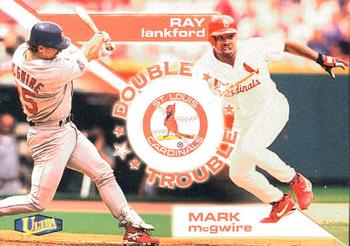 1998 Ultra - Double Trouble #13DT Mark McGwire / Ray Lankford Front