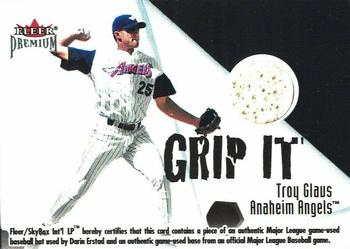 2001 Fleer Premium - Grip It and Rip It Plus #NNO Troy Glaus / Darin Erstad Front