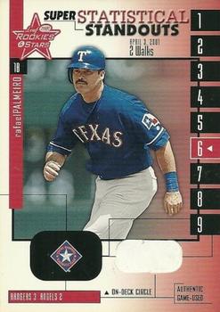 2001 Leaf Rookies & Stars - Statistical Standouts Super #SS15 Rafael Palmeiro  Front