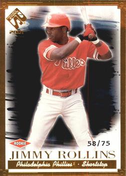 2001 Pacific Private Stock - Gold Portraits #143 Jimmy Rollins  Front