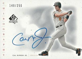 2001 SP Authentic - Chirography Update #SP-CR Cal Ripken Jr.  Front