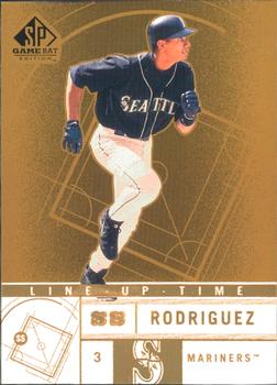 2001 SP Game Bat - Line Up Time #LT3 Alex Rodriguez  Front