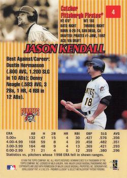 1999 Bowman's Best #4 Jason Kendall Back