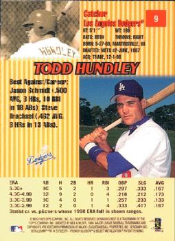 1999 Bowman's Best #9 Todd Hundley Back