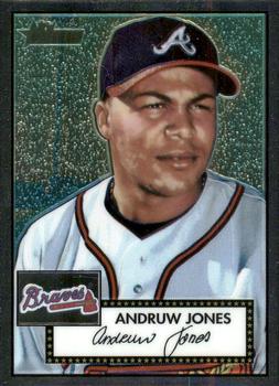 2001 Topps Heritage - Chrome #CP18 Andruw Jones  Front