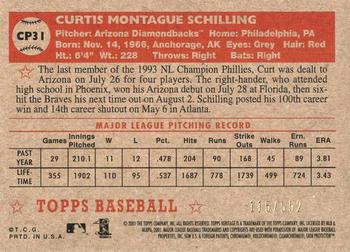 2001 Topps Heritage - Chrome #CP31 Curt Schilling  Back