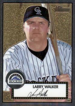 2001 Topps Heritage - Chrome #CP40 Larry Walker  Front
