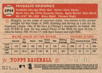 2001 Topps Heritage - Chrome #CP56 Magglio Ordonez  Back
