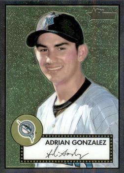 2001 Topps Heritage - Chrome #CP81 Adrian Gonzalez  Front
