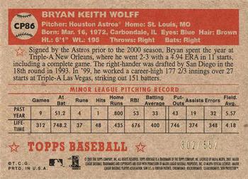 2001 Topps Heritage - Chrome #CP86 Bryan Wolff  Back