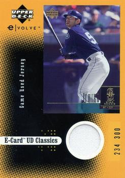 2001 Upper Deck Evolution - e-Card Classics Game Jersey Exchange #ECJ6 Ichiro Suzuki  Front