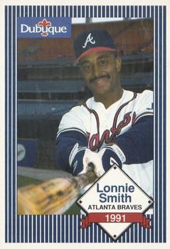 1991 Dubuque Atlanta Braves #NNO Lonnie Smith Front