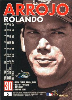 1999 SkyBox Premium #5 Rolando Arrojo Back