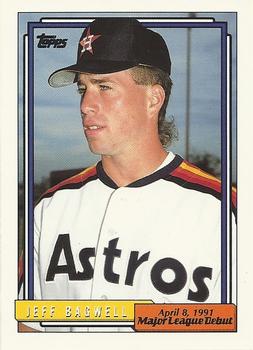 1992 Topps Major League Debut 1991 #7 Jeff Bagwell Front