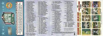 1999 Stadium Club #NNO Stadium Club Photography / Series 2 Checklist Back
